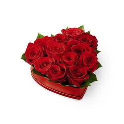 The FTD Lovely Red Rose Heart Box from Victor Mathis Florist in Louisville, KY